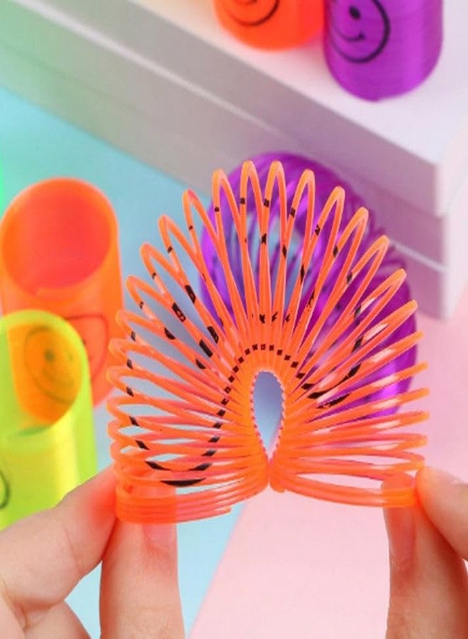 Garth Multicolor Magic Smiley Spring, Spring Toys, Slinky Spring Toy(12 Pcs Set) - Image 2